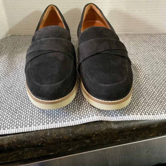 SoftWalk Walsh Black Suede Sli -On Loafers size 8.5.‎ Preppy,career,minimalist - Picture 9 of 15